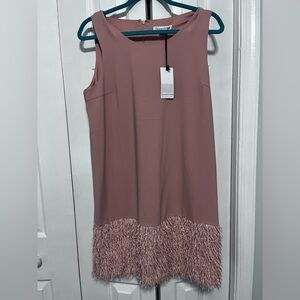 Pink Sparkle Fringe Dress - NWT